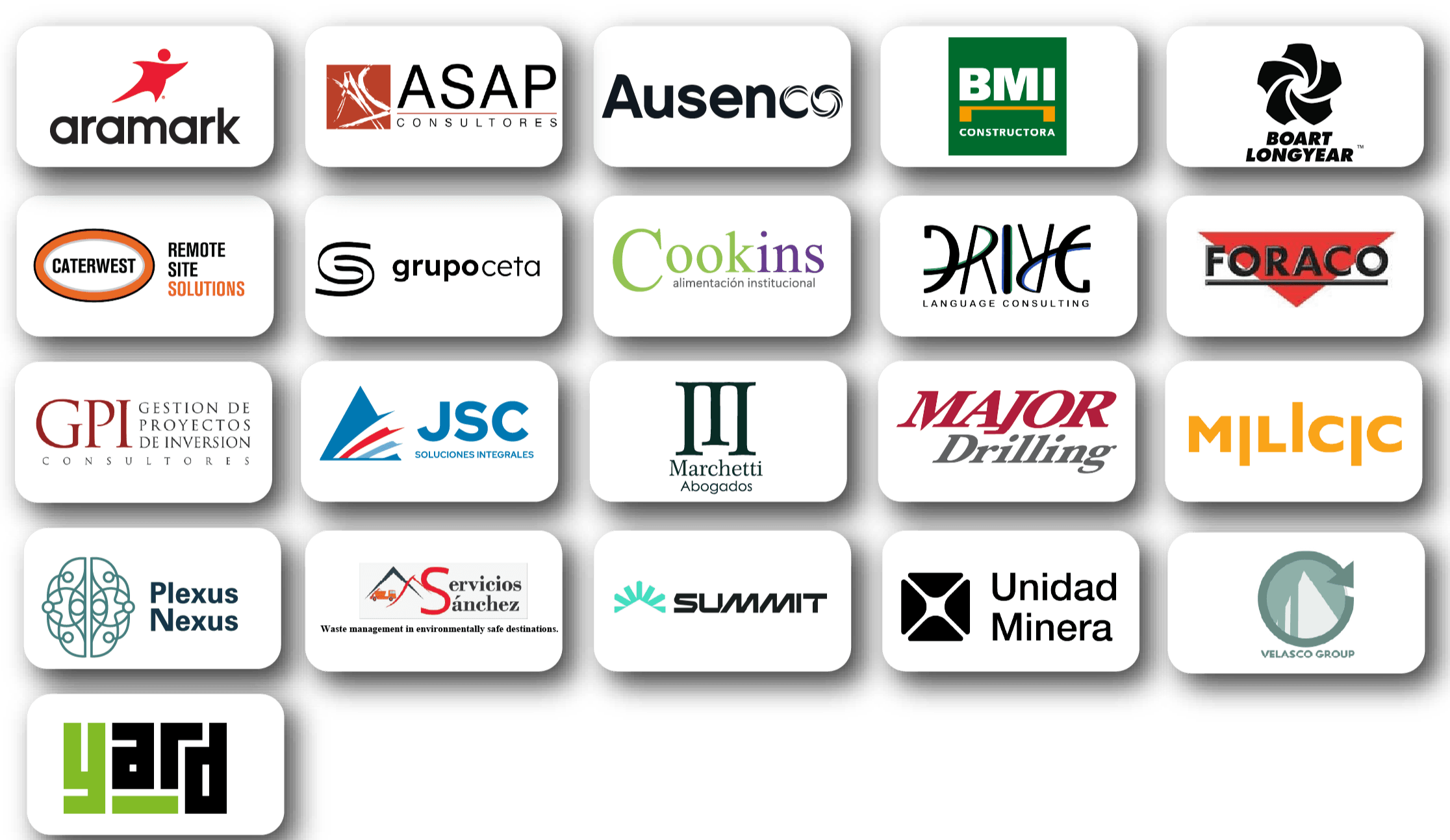 Empresas proveedoras miembro WIM